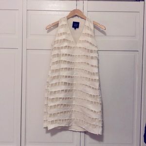 A-K-R-I-S Bergdorf Goodman white mini dress